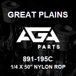 891-195C Great Plains 1/4 X 50' NYLON ROPE | AGA Parts