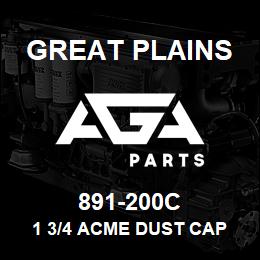 891-200C Great Plains 1 3/4 ACME DUST CAP W/CHAIN | AGA Parts