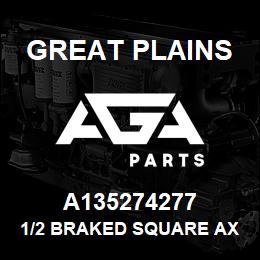 A135274277 Great Plains 1/2 BRAKED SQUARE AXLE 90 TREA | AGA Parts