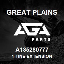 A135280777 Great Plains 1 TINE EXTENSION | AGA Parts