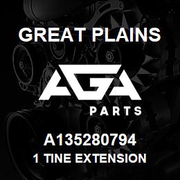 A135280794 Great Plains 1 TINE EXTENSION | AGA Parts