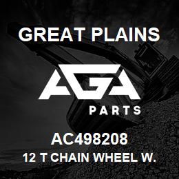 AC498208 Great Plains 12 T CHAIN WHEEL W. COVER DISC | AGA Parts