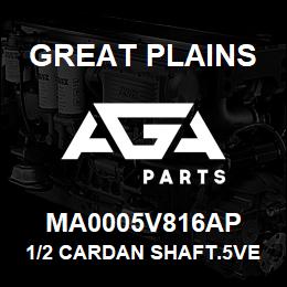 MA0005V816AP Great Plains 1/2 CARDAN SHAFT.5VE816 | AGA Parts