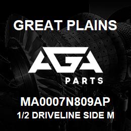 MA0007N809AP Great Plains 1/2 DRIVELINE SIDE MACHINE WIT | AGA Parts