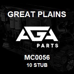 MC0056 Great Plains 10 STUB | AGA Parts