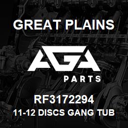 RF3172294 Great Plains 11-12 DISCS GANG TUBE HOLDER | AGA Parts