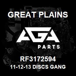 RF3172594 Great Plains 11-12-13 DISCS GANG TUBE HOLDE | AGA Parts