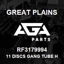 RF3179994 Great Plains 11 DISCS GANG TUBE HOLDER | AGA Parts