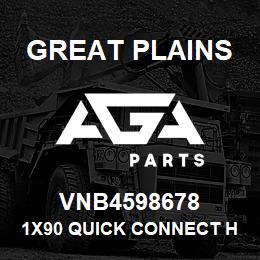 VNB4598678 Great Plains 1X90 QUICK CONNECT HOSE FITTI | AGA Parts