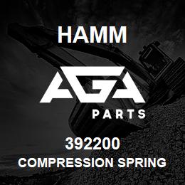 392200 Hamm COMPRESSION SPRING | AGA Parts