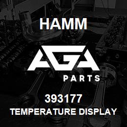 393177 Hamm TEMPERATURE DISPLAY | AGA Parts