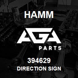 394629 Hamm DIRECTION SIGN | AGA Parts