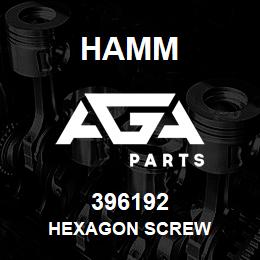 396192 Hamm HEXAGON SCREW | AGA Parts