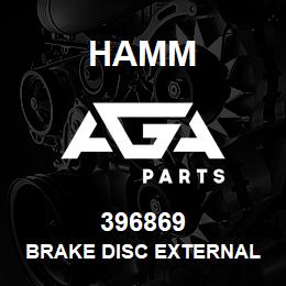 396869 Hamm BRAKE DISC EXTERNAL | AGA Parts