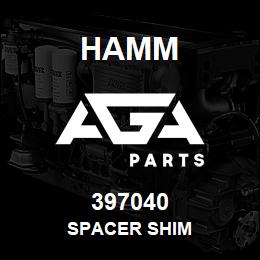 397040 Hamm SPACER SHIM | AGA Parts