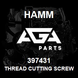 397431 Hamm THREAD CUTTING SCREW | AGA Parts