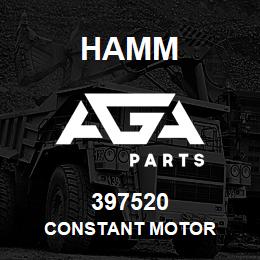 397520 Hamm CONSTANT MOTOR | AGA Parts