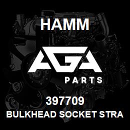 397709 Hamm BULKHEAD SOCKET STRAIGHT | AGA Parts