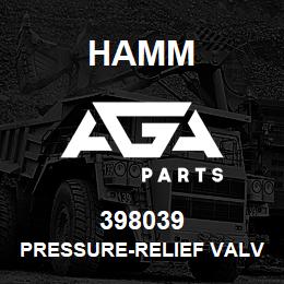 398039 Hamm PRESSURE-RELIEF VALVE | AGA Parts