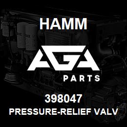 398047 Hamm PRESSURE-RELIEF VALVE | AGA Parts