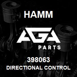 398063 Hamm DIRECTIONAL CONTROL VALVE | AGA Parts