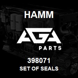 398071 Hamm SET OF SEALS | AGA Parts