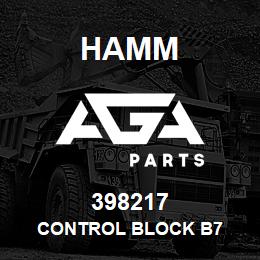 398217 Hamm CONTROL BLOCK B7 | AGA Parts