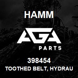 398454 Hamm TOOTHED BELT, HYDRAULIC PUMP | AGA Parts