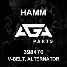 398470 Hamm V-BELT, ALTERNATOR | AGA Parts