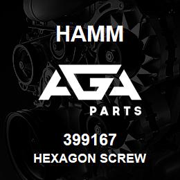 399167 Hamm HEXAGON SCREW | AGA Parts