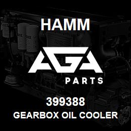 399388 Hamm GEARBOX OIL COOLER | AGA Parts