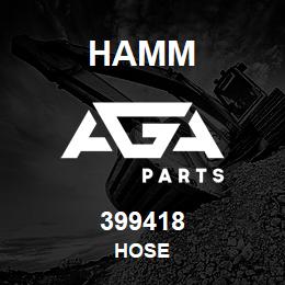 399418 Hamm HOSE | AGA Parts