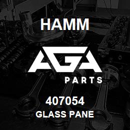 407054 Hamm GLASS PANE | AGA Parts