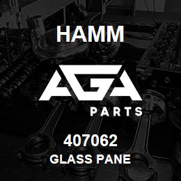 407062 Hamm GLASS PANE | AGA Parts