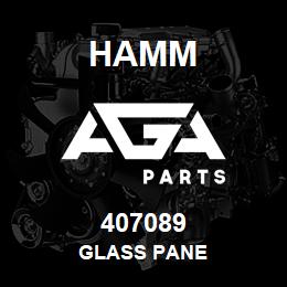 407089 Hamm GLASS PANE | AGA Parts