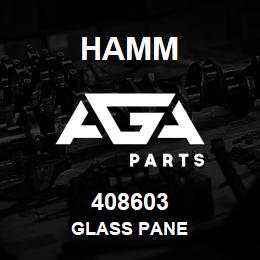 408603 Hamm GLASS PANE | AGA Parts