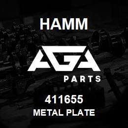 411655 Hamm METAL PLATE | AGA Parts