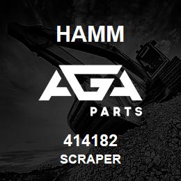 414182 Hamm SCRAPER | AGA Parts