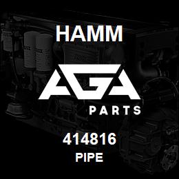 414816 Hamm PIPE | AGA Parts