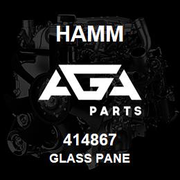 414867 Hamm GLASS PANE | AGA Parts