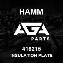 416215 Hamm INSULATION PLATE | AGA Parts