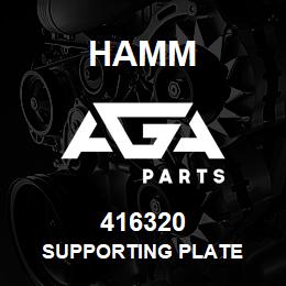 416320 Hamm SUPPORTING PLATE | AGA Parts