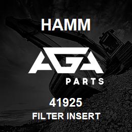 41925 Hamm FILTER INSERT | AGA Parts