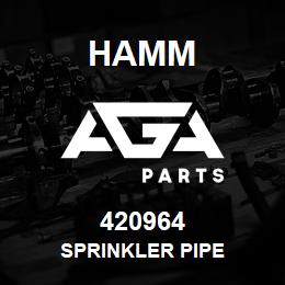 420964 Hamm SPRINKLER PIPE | AGA Parts