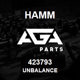 423793 Hamm UNBALANCE | AGA Parts