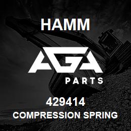 429414 Hamm COMPRESSION SPRING | AGA Parts