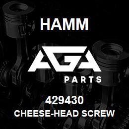 429430 Hamm CHEESE-HEAD SCREW | AGA Parts