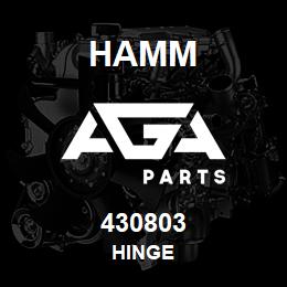 430803 Hamm HINGE | AGA Parts