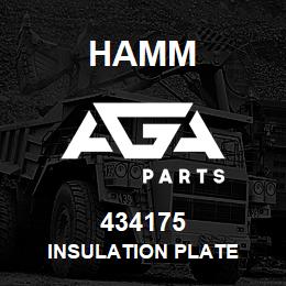 434175 Hamm INSULATION PLATE | AGA Parts