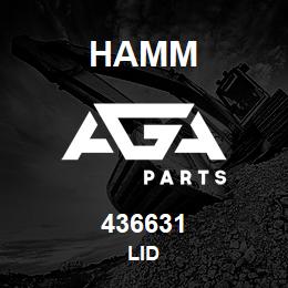 436631 Hamm LID | AGA Parts